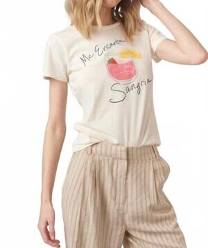 NEW PROJECT SOCIAL T sangria tee in oat